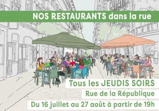 Nos restaurants dans la rue