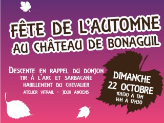 Fête de l'automne à Bonaguil