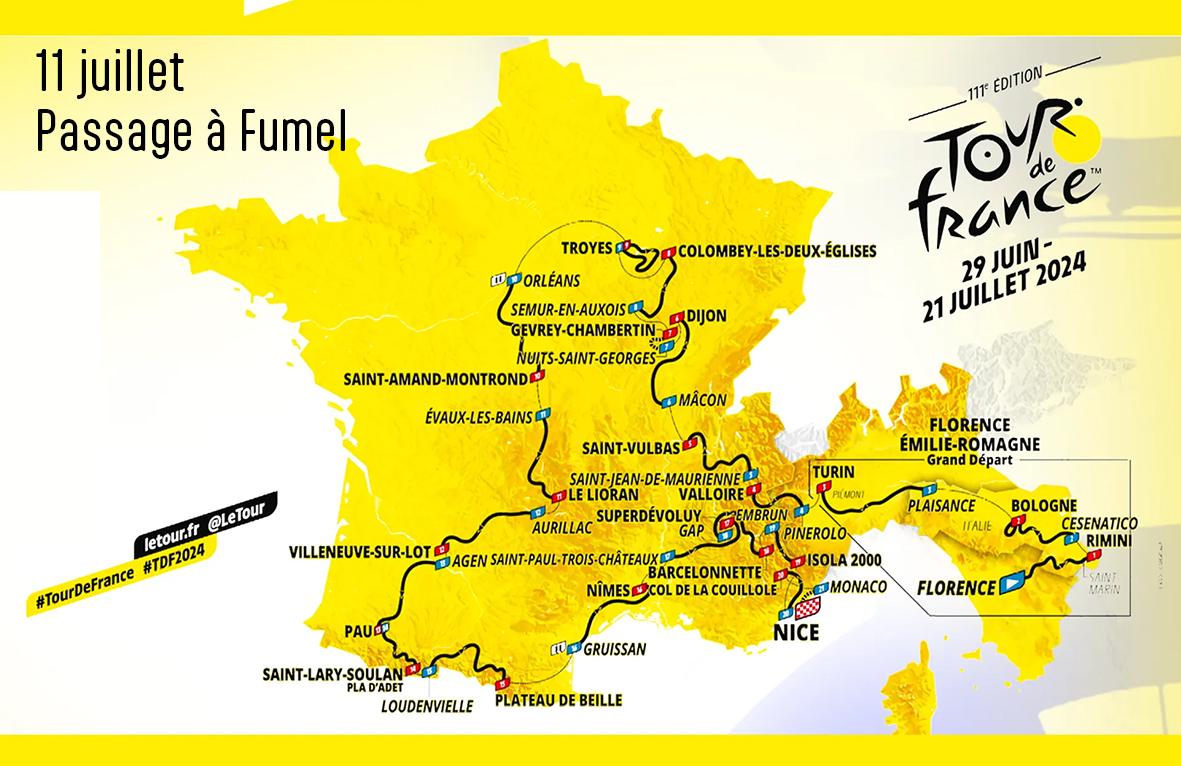 Le Tour de France 2024 de passage à Fumel